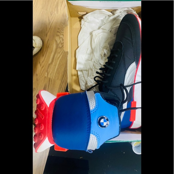 Men's Future Rider BMW M Motorsport Sneakers - Red - Picture 3 of 4